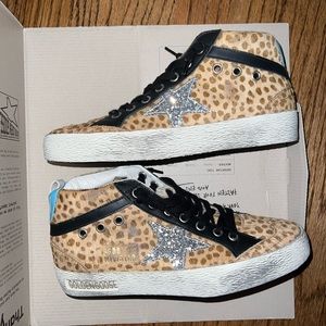 BNIB Golden Goose Animal Pony Print Mids